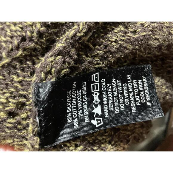 ZoZo Women's Silk/ Cotton Blend Open Knit Cardigan - XL Boho - Picture 11 of 11